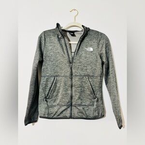 The North Face Heathered Gray Zip-Up Jacket